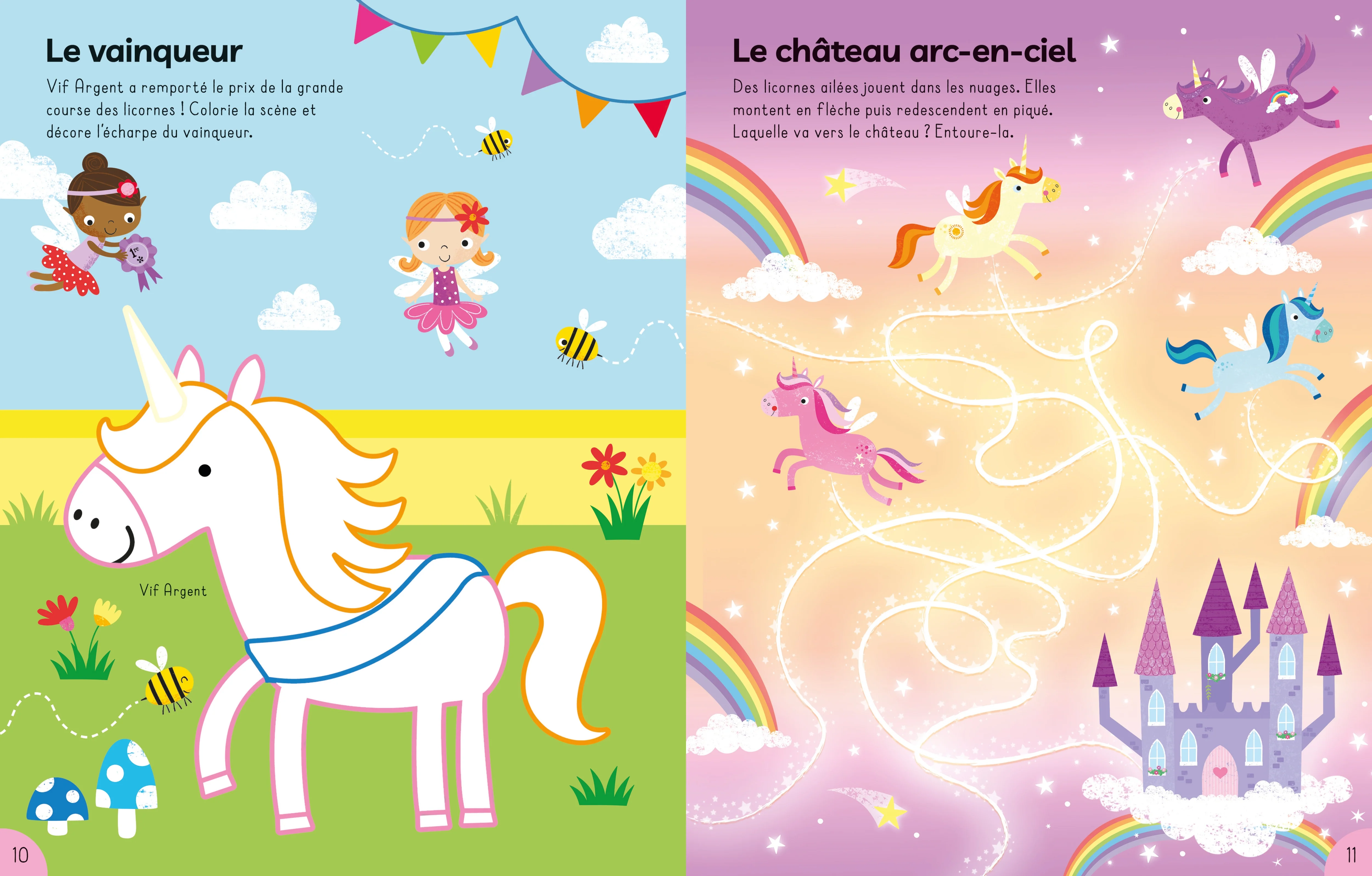 Les licornes - Mon grand livre d'activités - Dès 3 ans - Image 7
