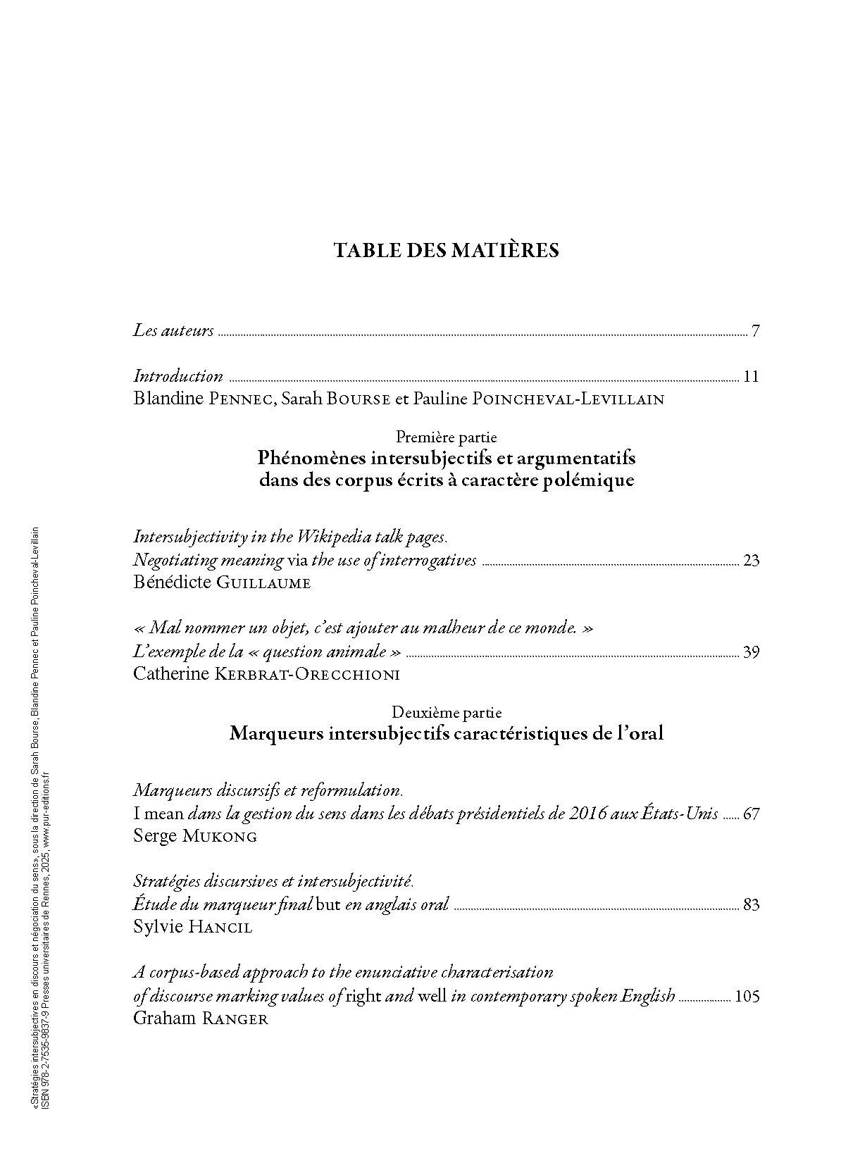 Stratégies intersubjectives en discours et négociation du sens - Image 7